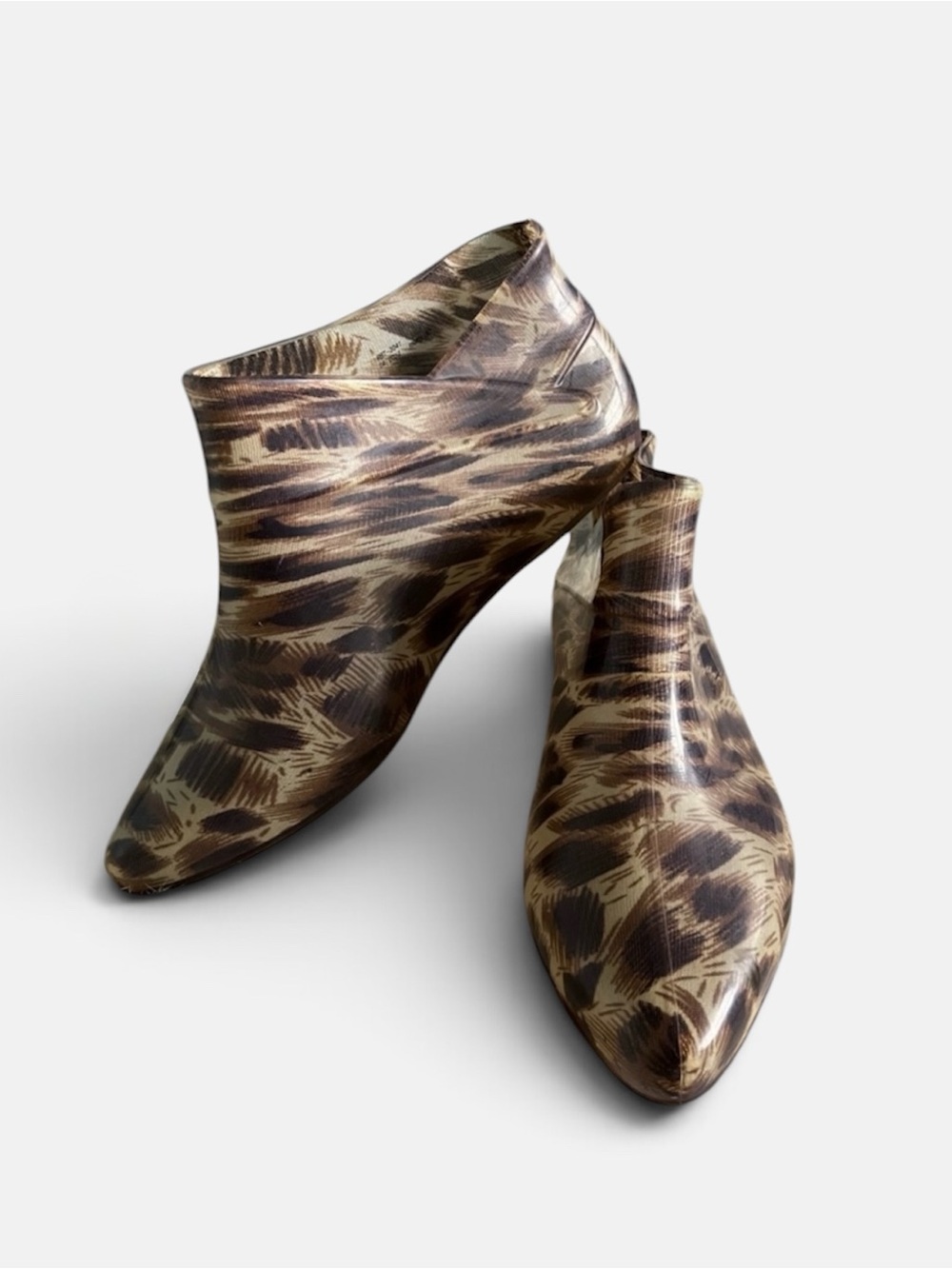 Capelli New York Cheetah Print Rain Boots